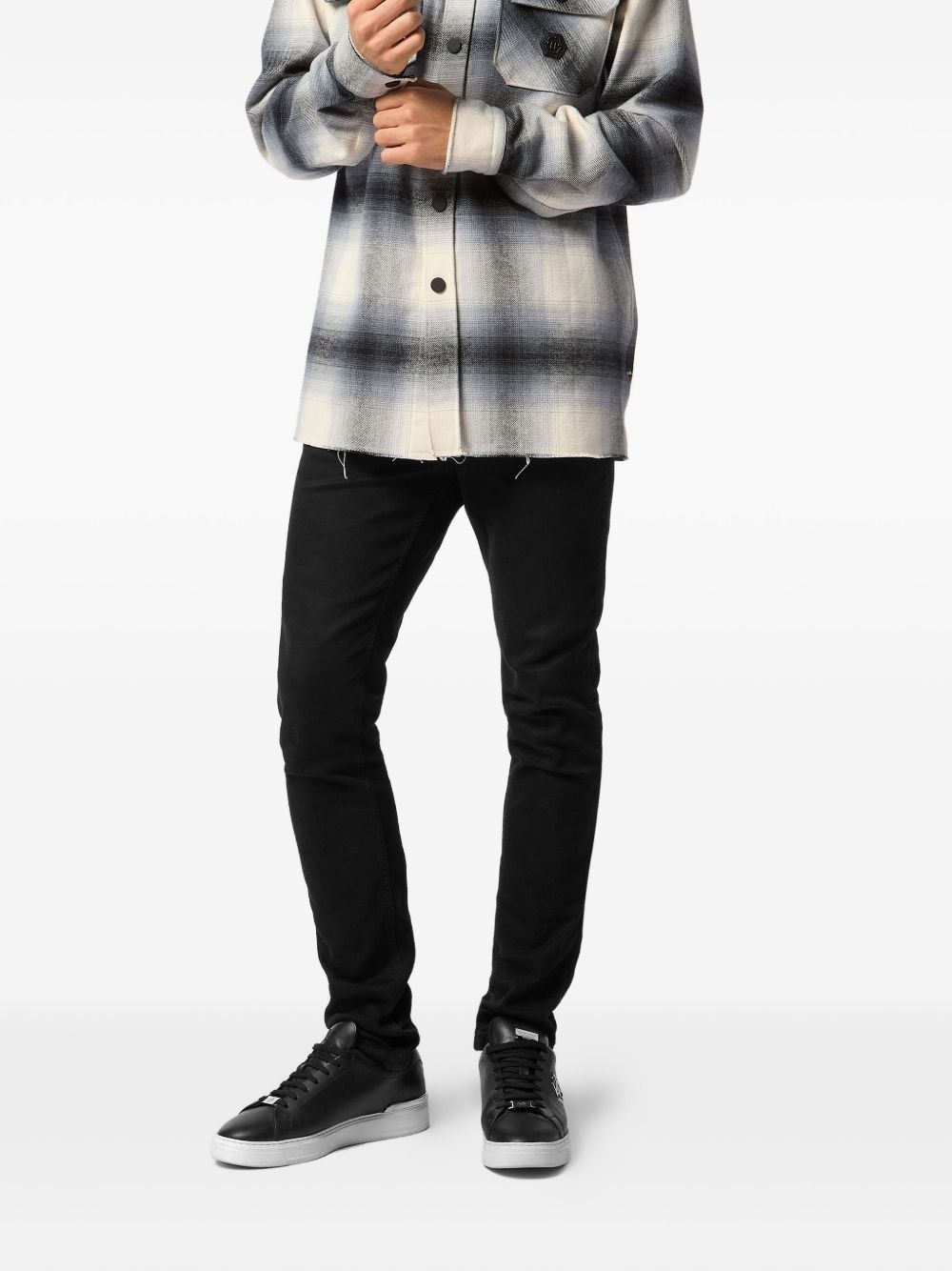 plaid overshirt - 2