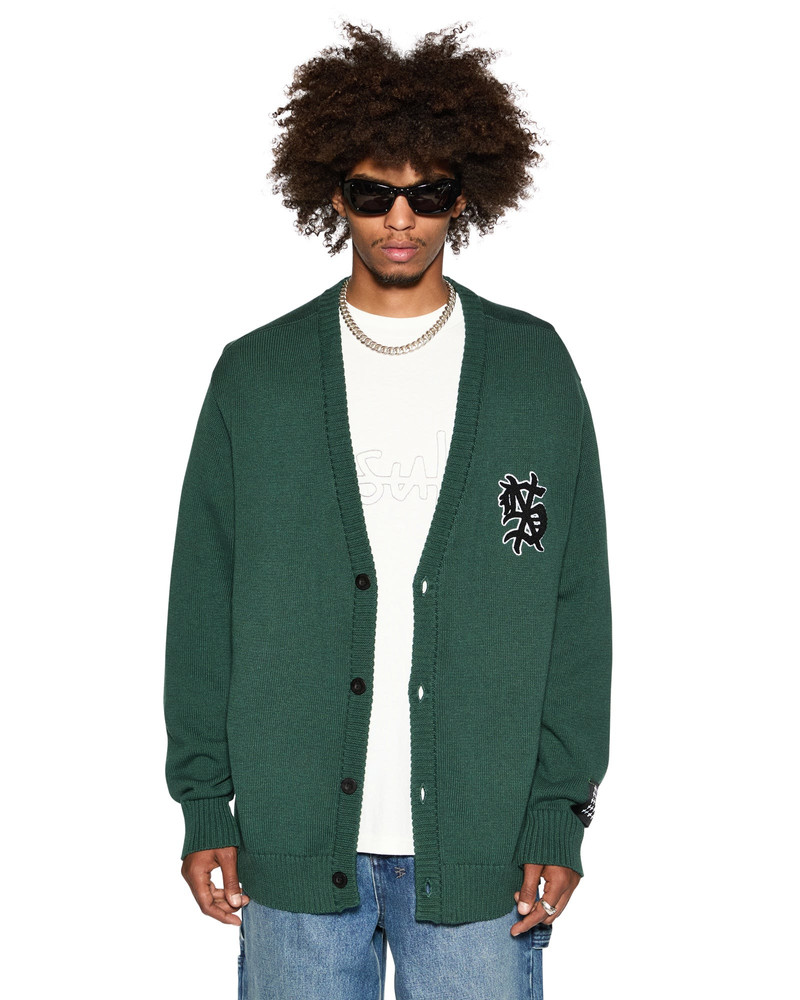 DUG OUT KNIT CARDIGAN MILITARY 6