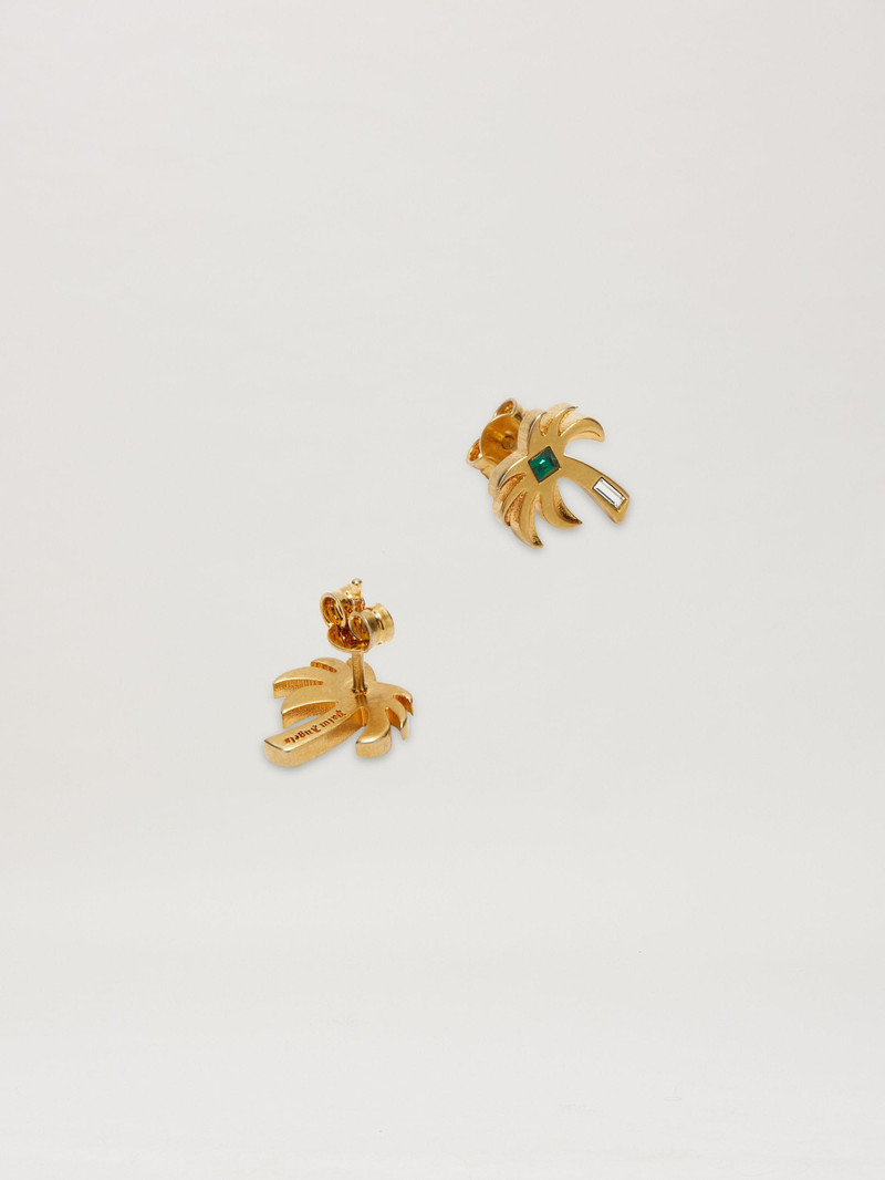 Classic Palm Gem Earrings 3