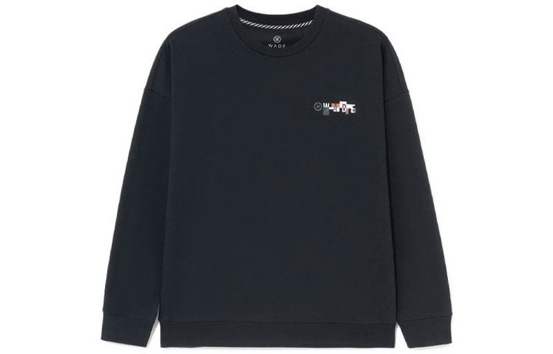 Li-Ning Li-Ning Wade Series Alphabet Embroidered Round Neck Pullover 'Black' AWDS109-1 outlook