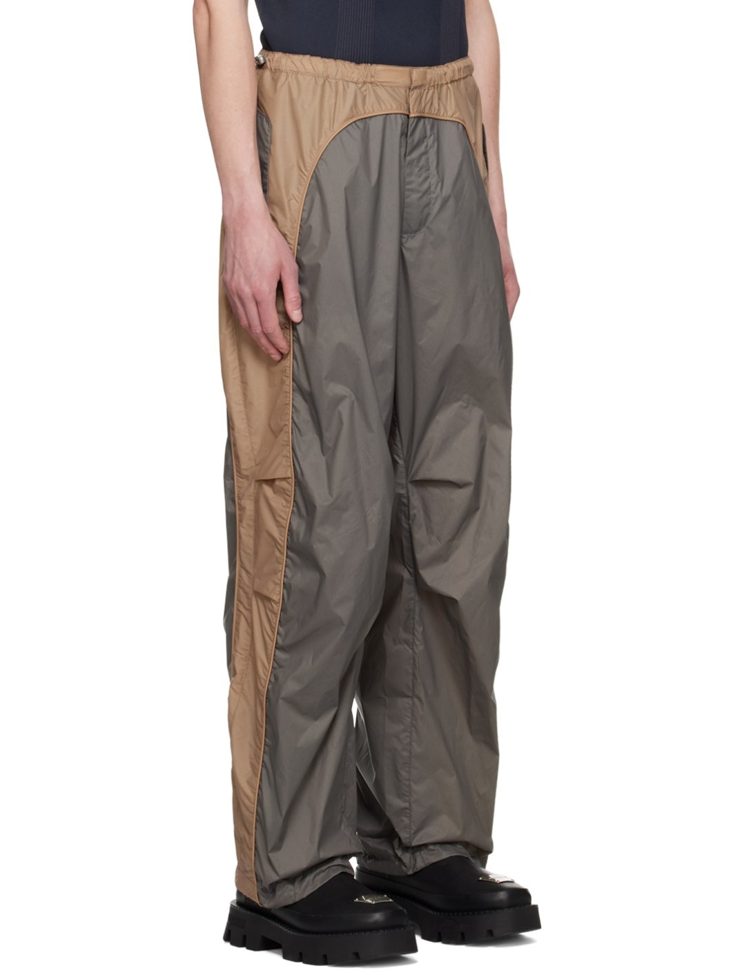 Beige Jordan Barrett Edition Paneled Track Pants - 2
