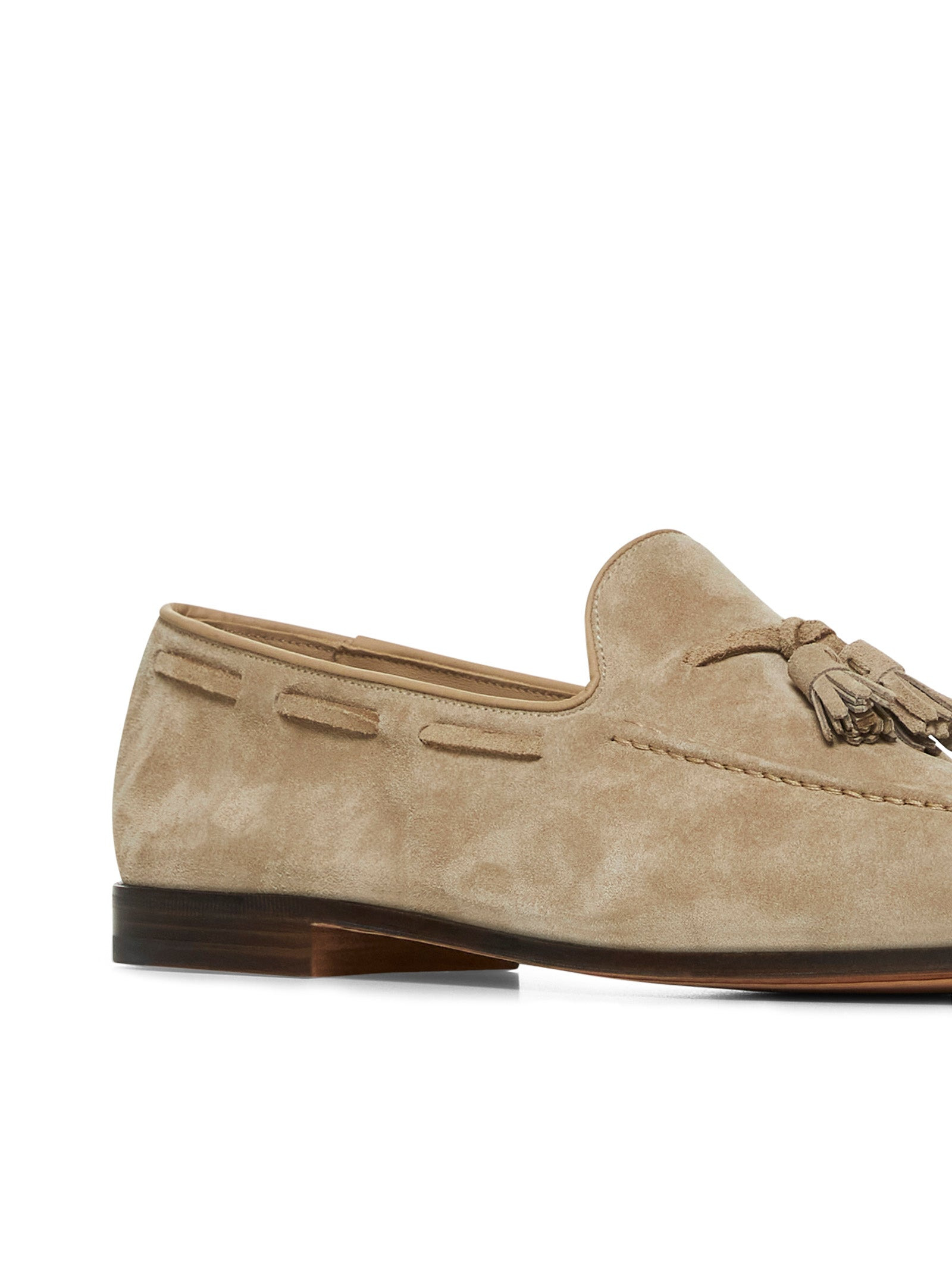 Beige suede Maidstone loafers - 4
