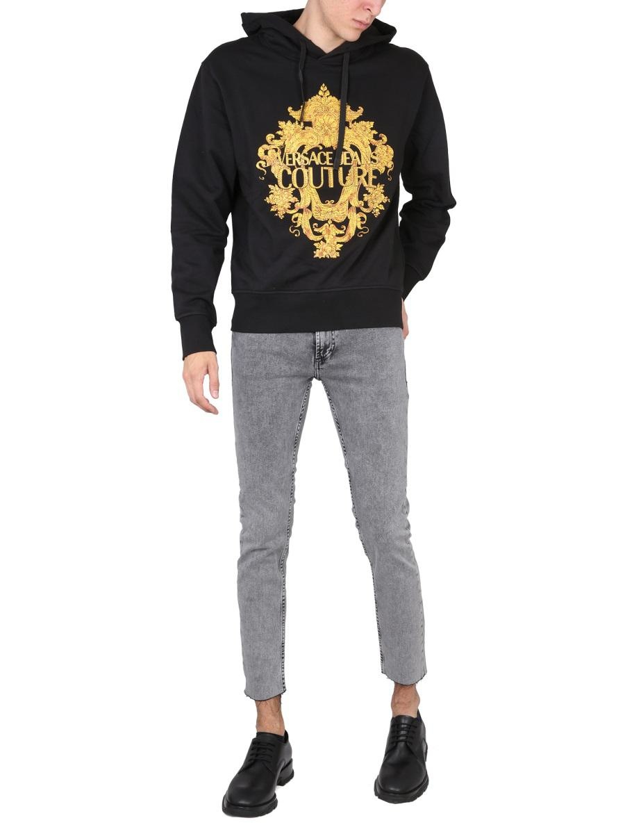 VERSACE JEANS COUTURE LOGO HOODIE - 2