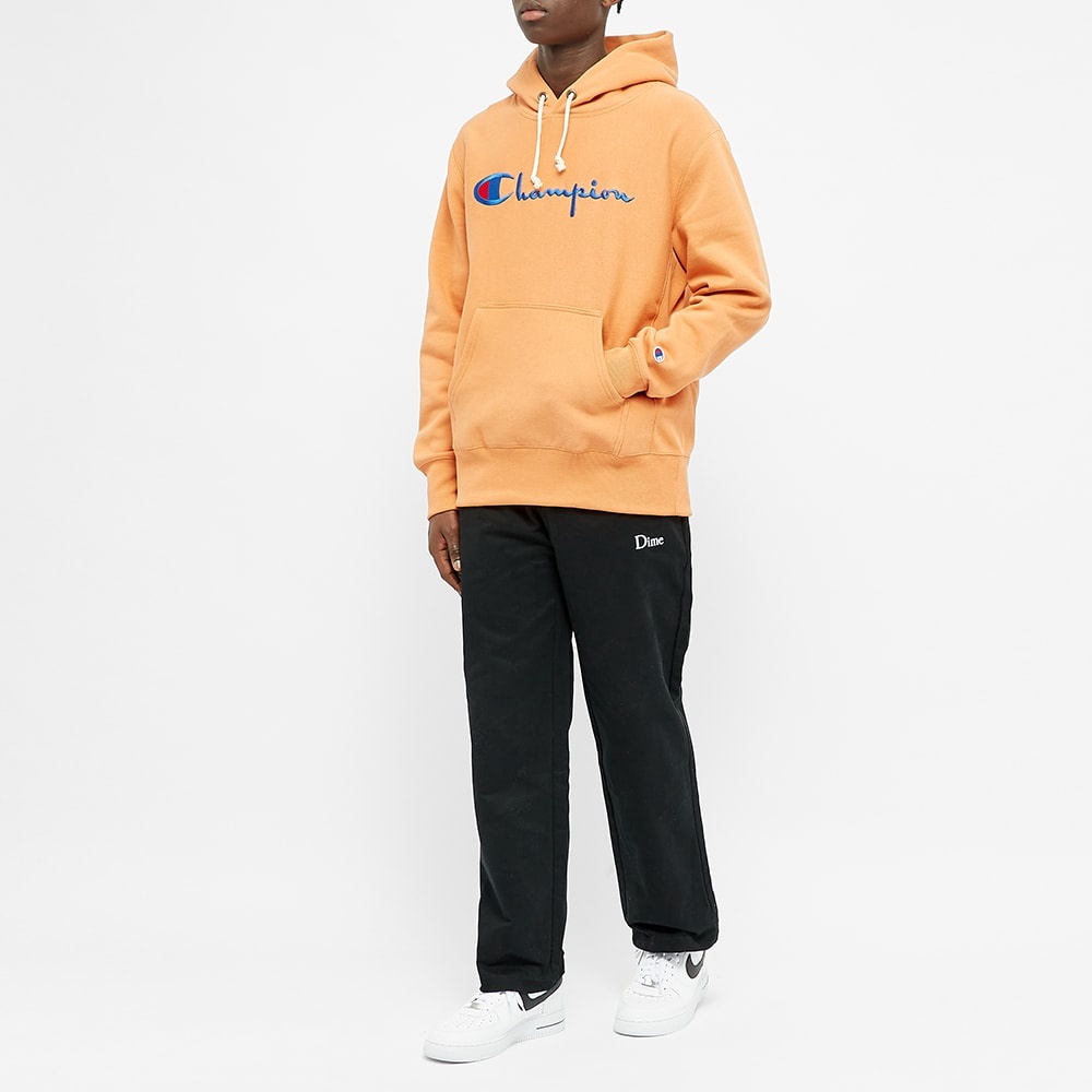 Champion Reverse Weave Script Logo Hoody - 6