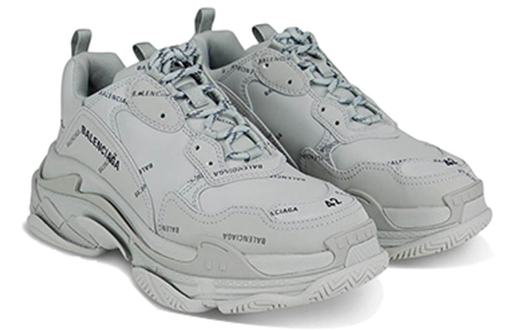 Balenciaga Triple S Sneaker 'Allover Logo - Grey' 536737W2FA11210 - 3
