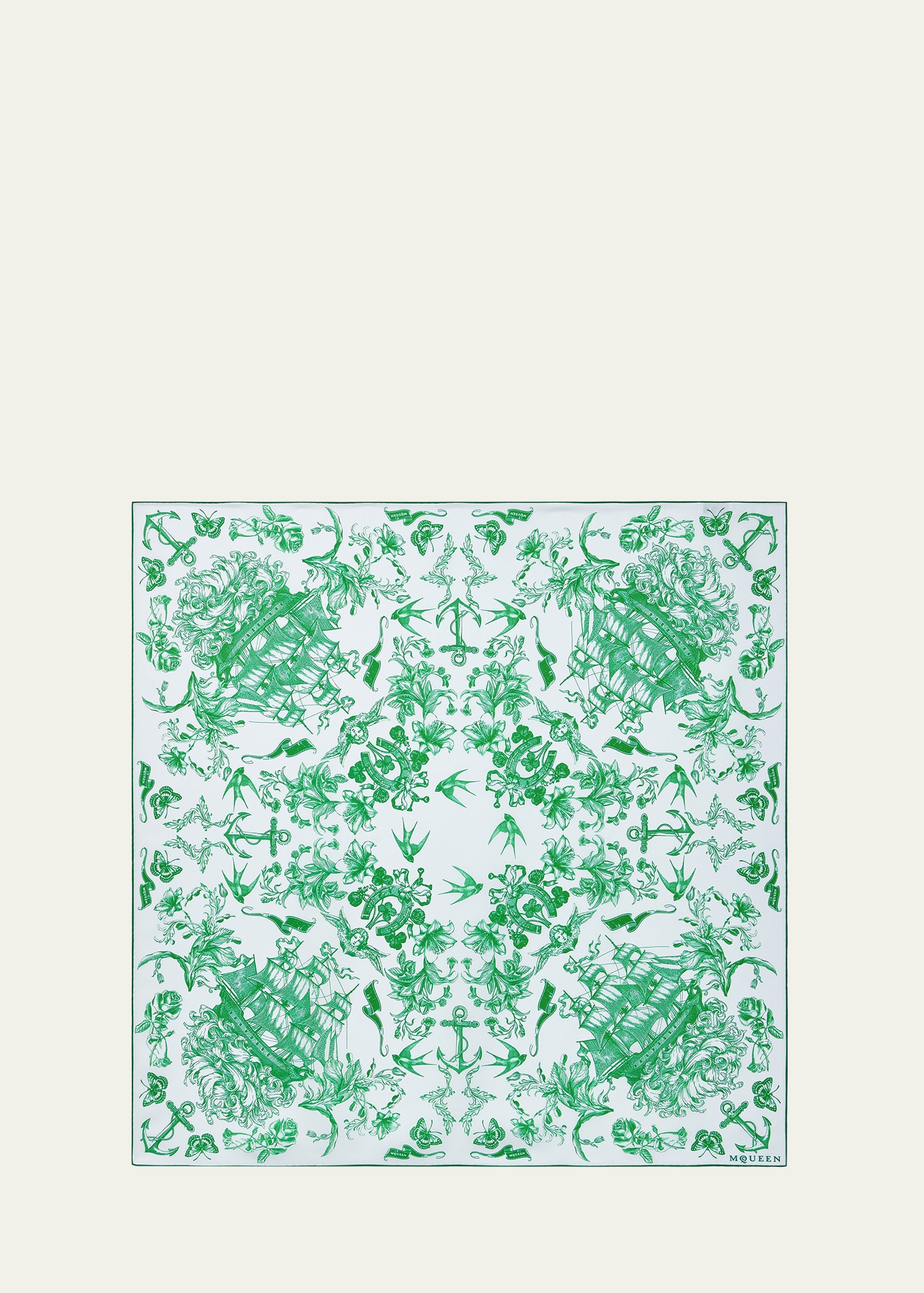 Sailor Tattoo Silk Scarf - 1