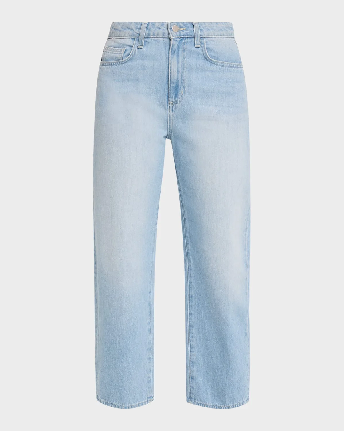 Mallis High-Rise Bow-Leg Jeans - 1