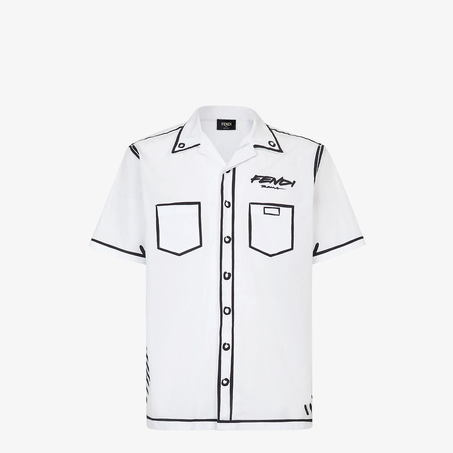 Fendi Roma Joshua Vides cotton shirt - 1