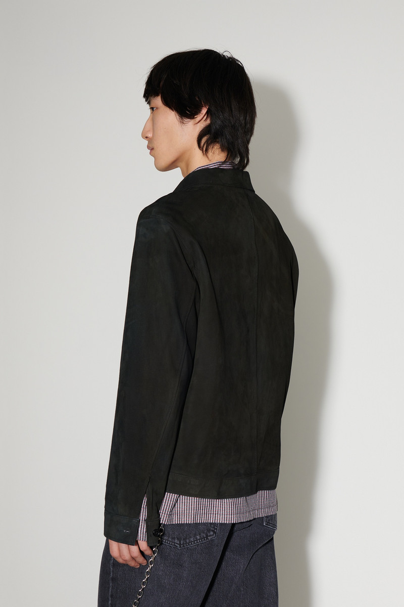 Reincarnation Suede Shirt Black Suede 5