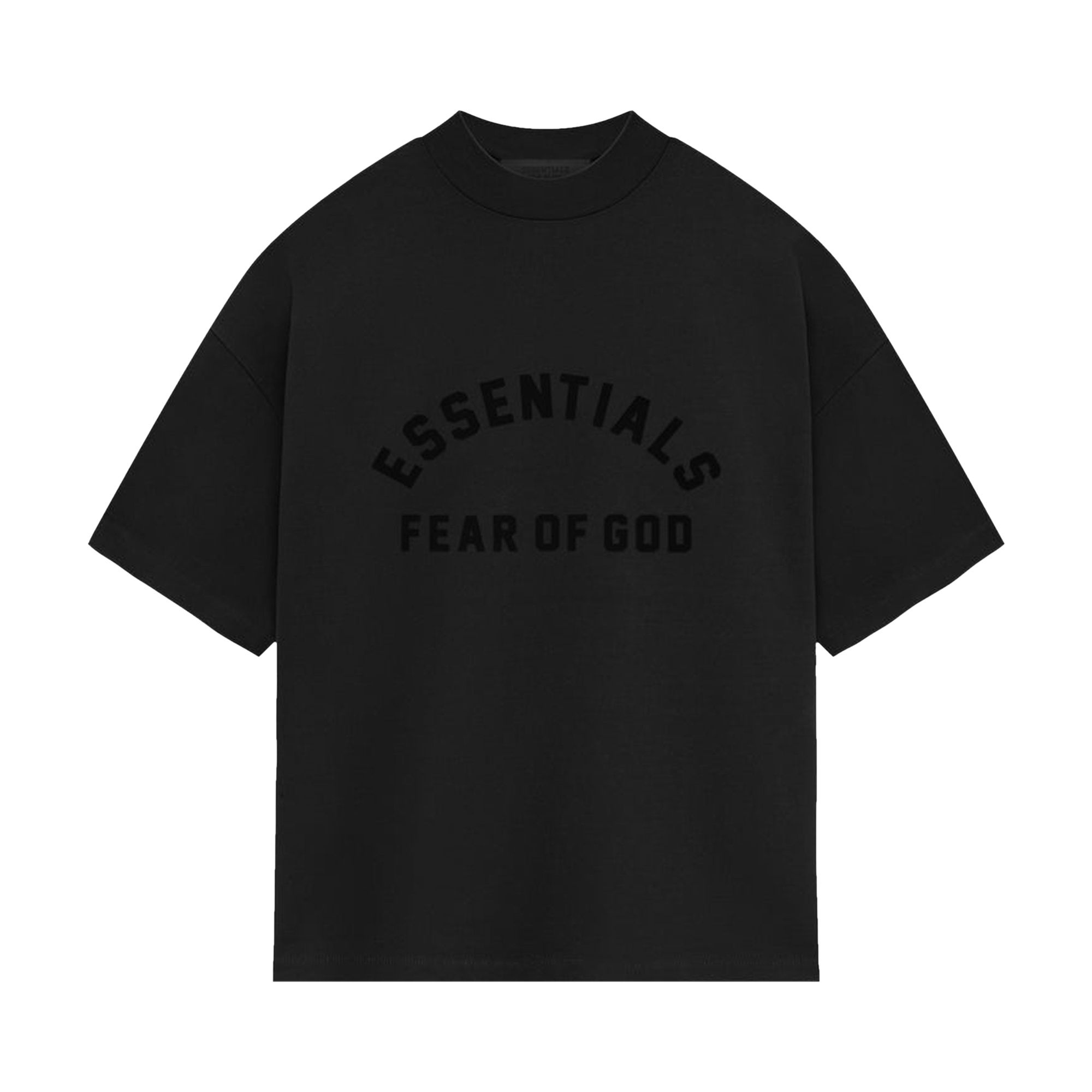 Fear of God Essentials Heavy Jersey Crewneck T-Shirt 'Jet Black' - 1