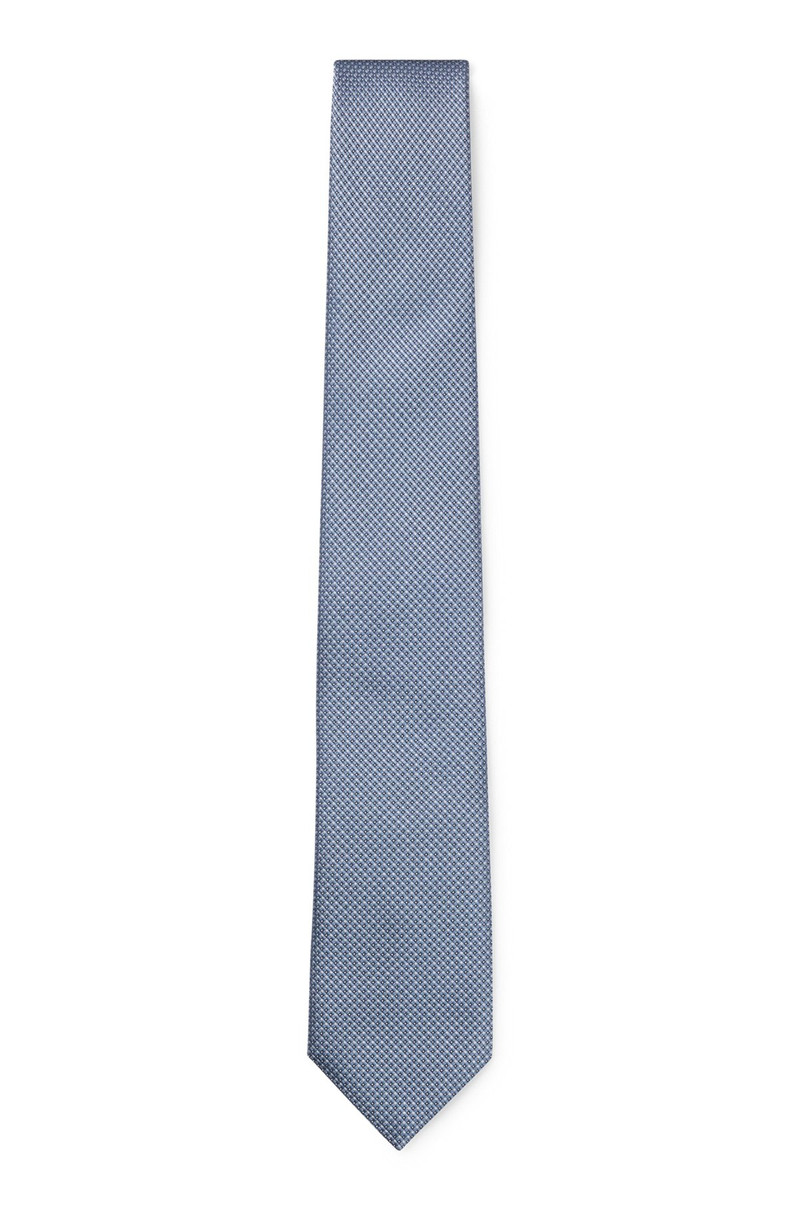 SILK-BLEND TIE WITH JACQUARD PATTERN 1