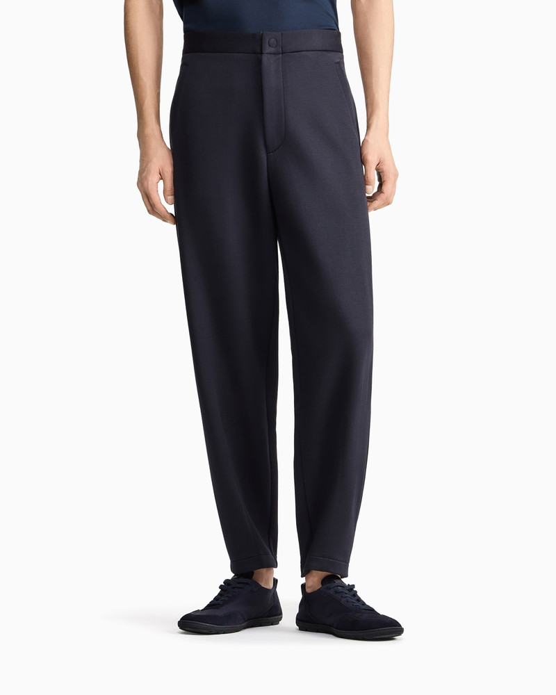 GIORGIO ARMANI DOUBLE-JERSEY TROUSERS outlook