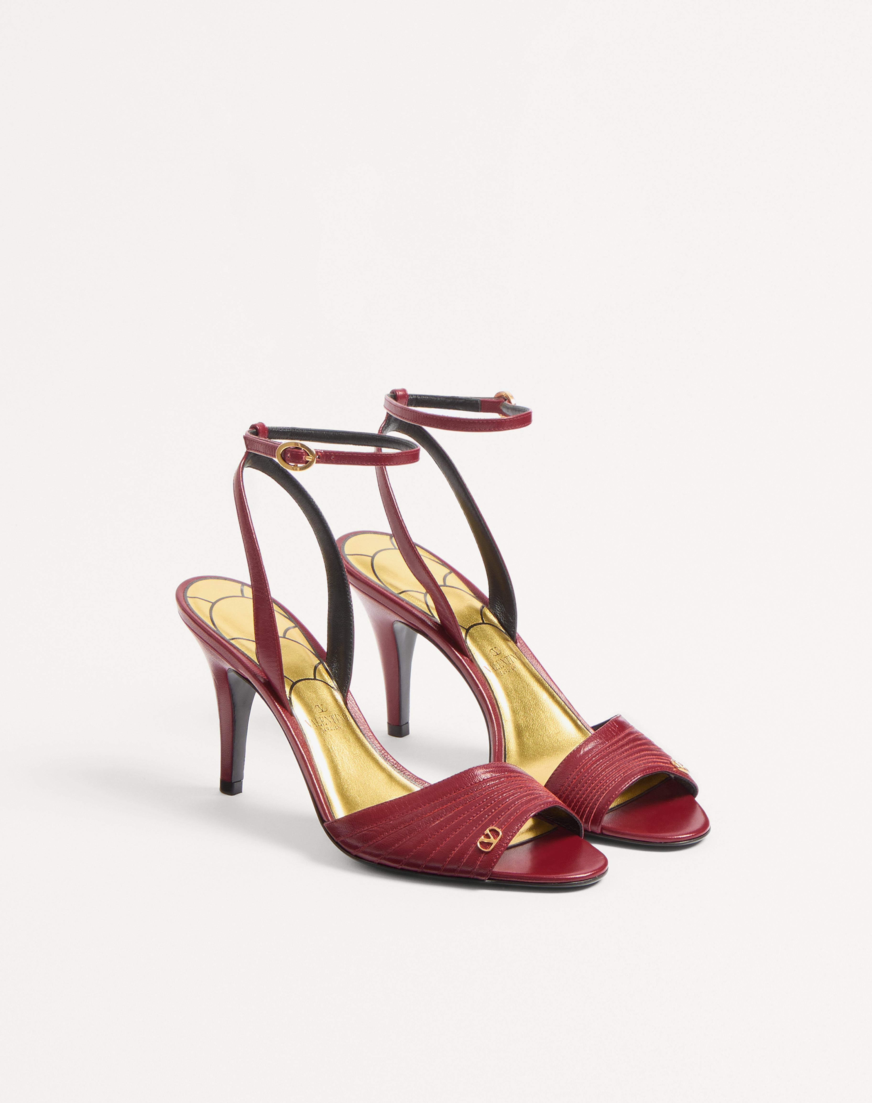LADYCRUSH SANDAL IN KIDSKIN 85MM - 3