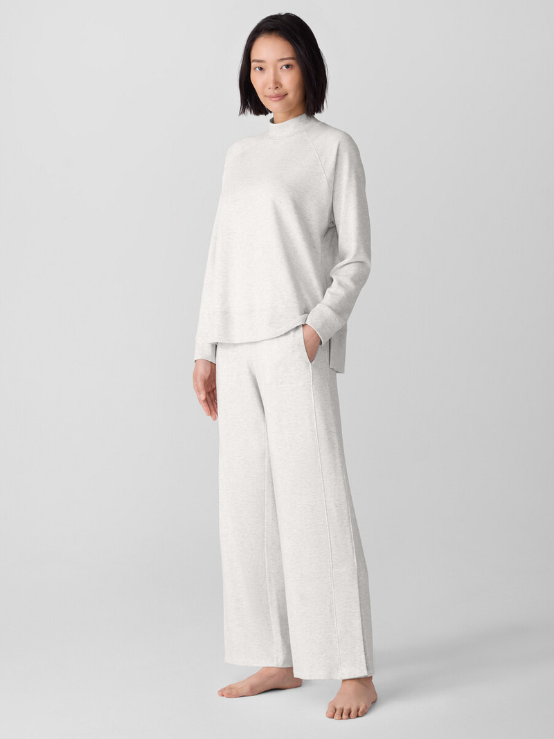 Cozy Brushed Terry Hug Mock Neck Top 3