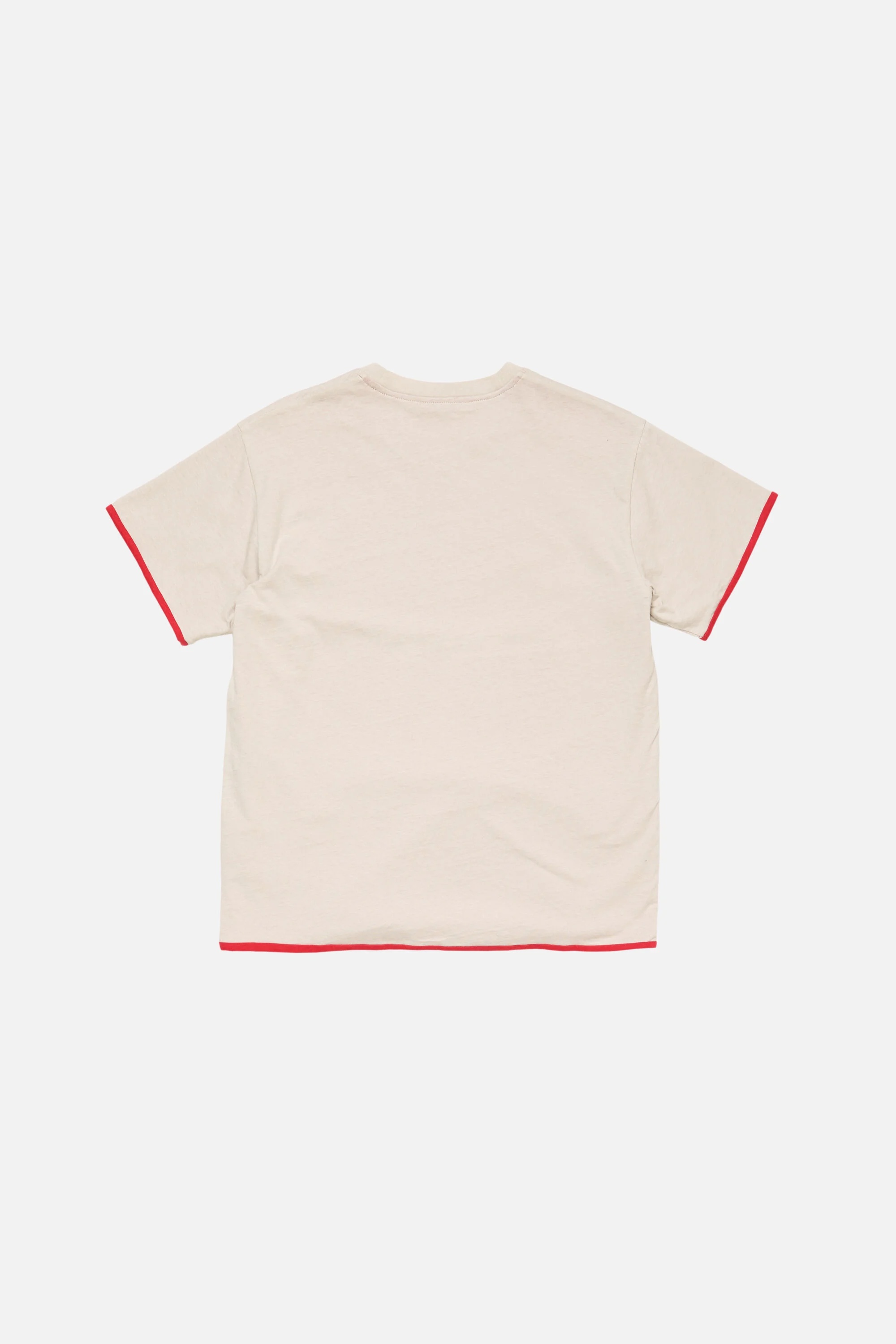 Embossed logo t-shirt - White/red - 7