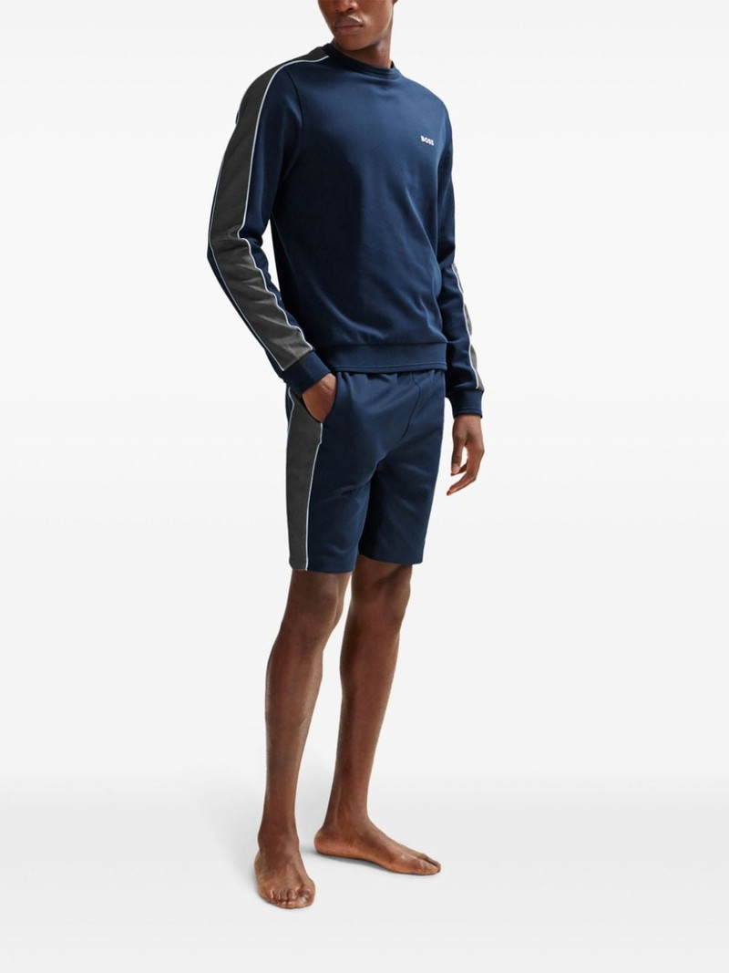 BOSS logo-embroidered track shorts outlook