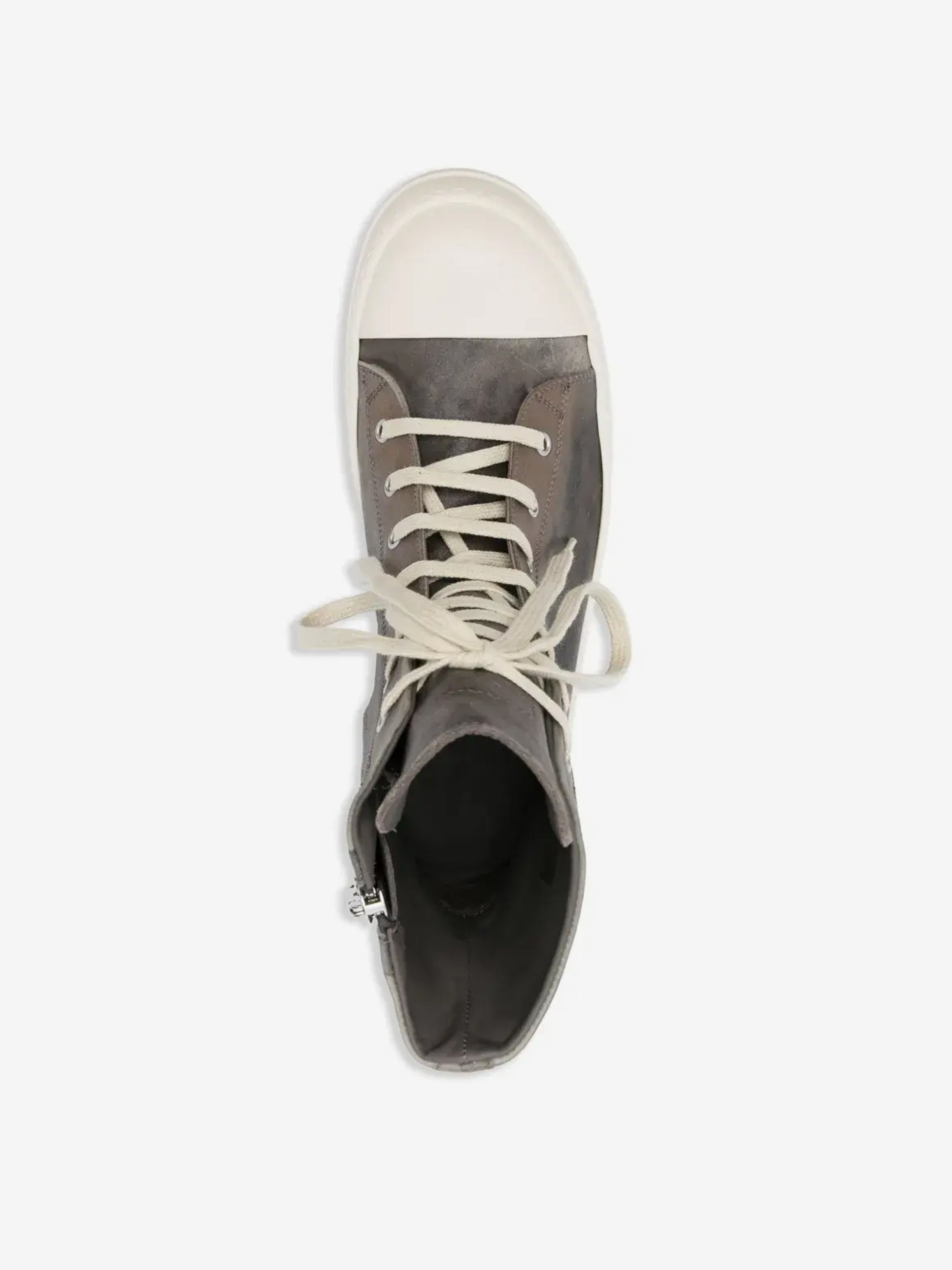 RICK OWENS - Men Transparent Leather Sneakers - 4