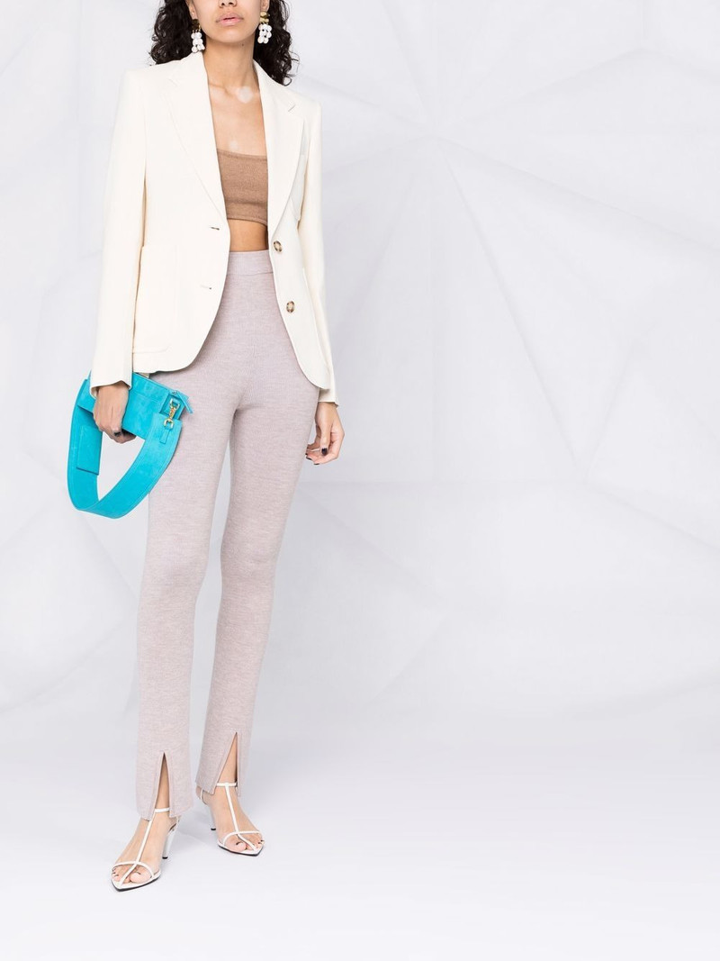 MAGDA BUTRYM knitted front-slit leggings outlook