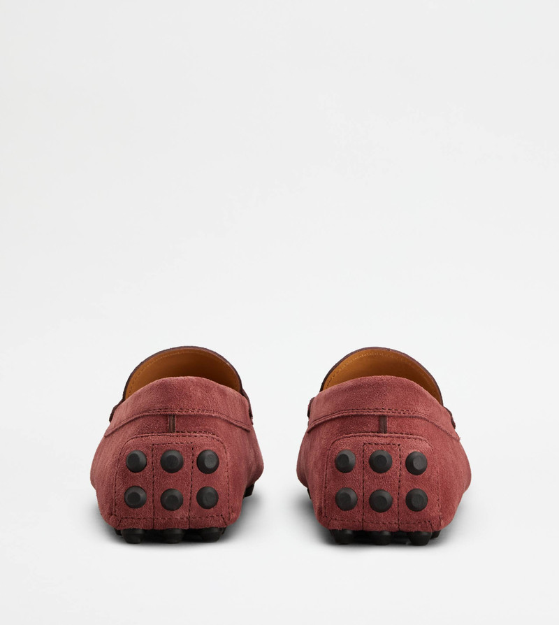 Tod's GOMMINO BUBBLE LOAFERS IN SUEDE - BURGUNDY outlook