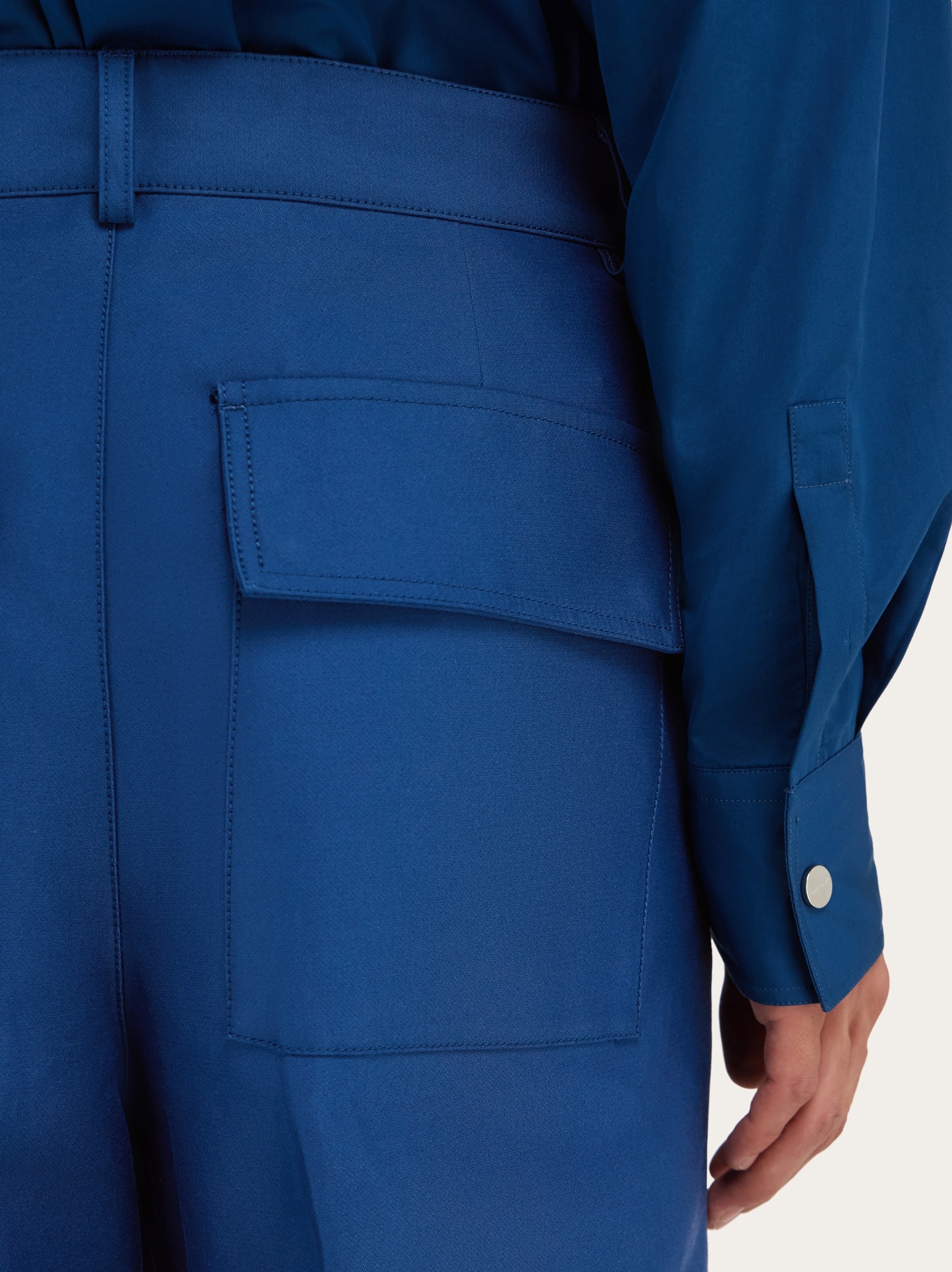 Viscose cargo pants - 7