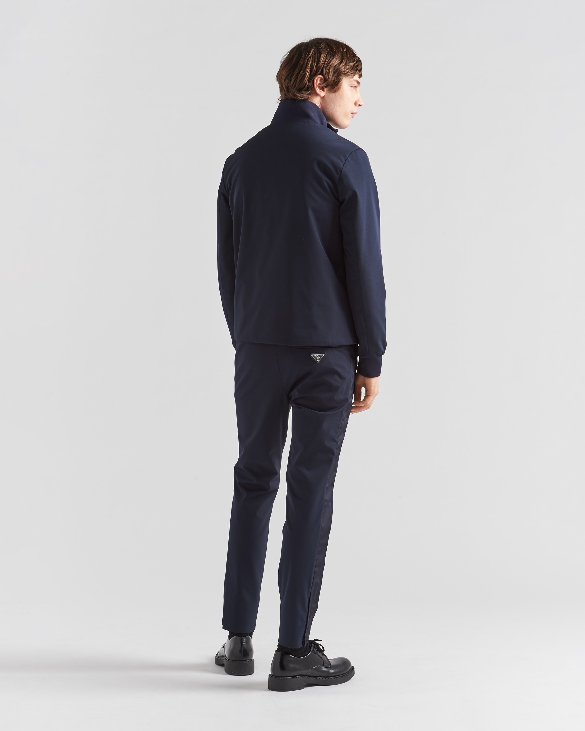 Stretch technical fabric zipper sweatshirt - 5