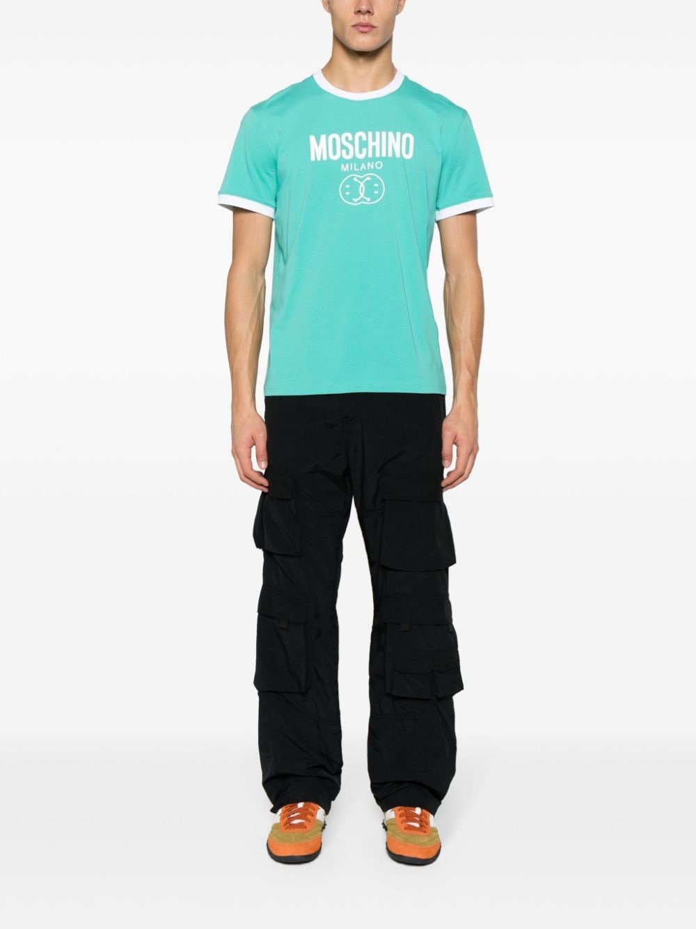 logo-print T-shirt - 2