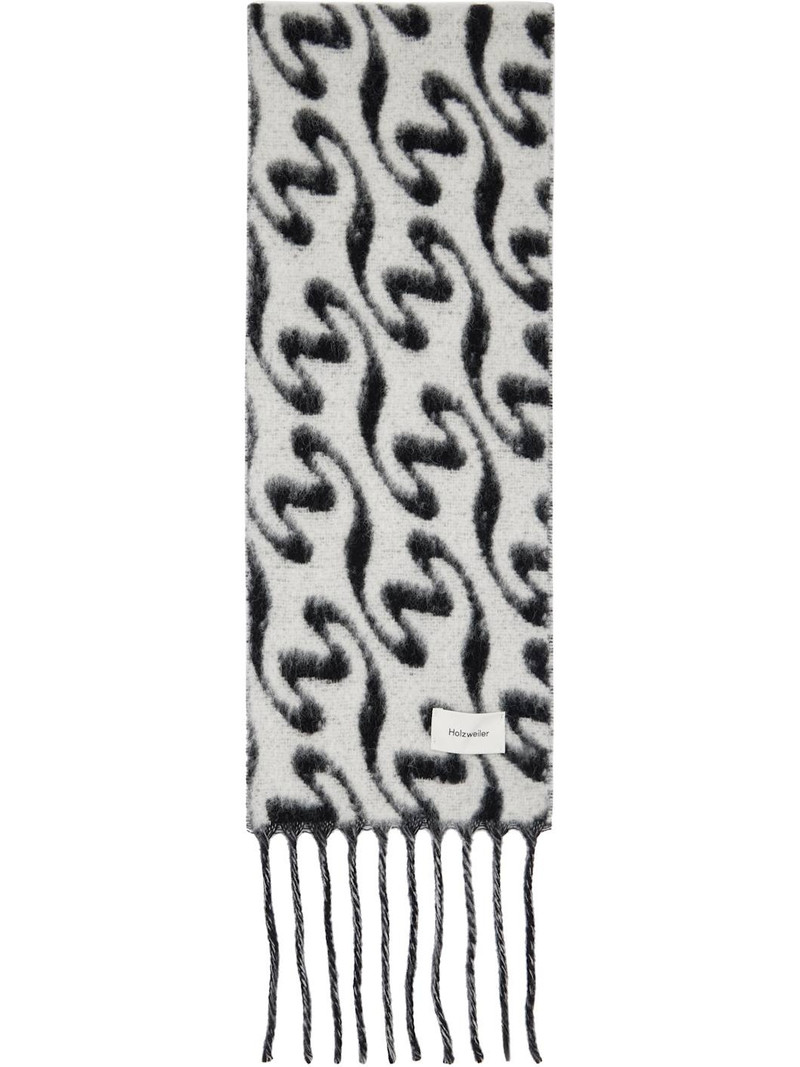 Holzweiler Black & White Bambino XS Scarf outlook