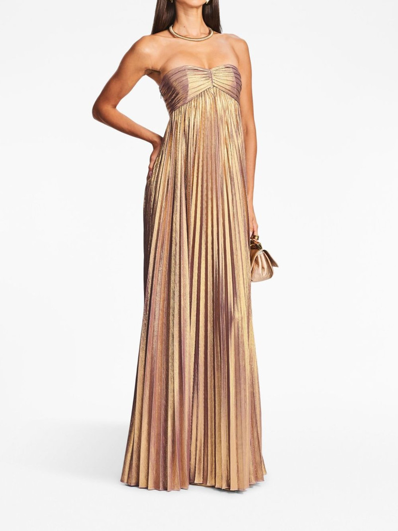 RETROFÊTE Lyanna metallic-finish dress outlook