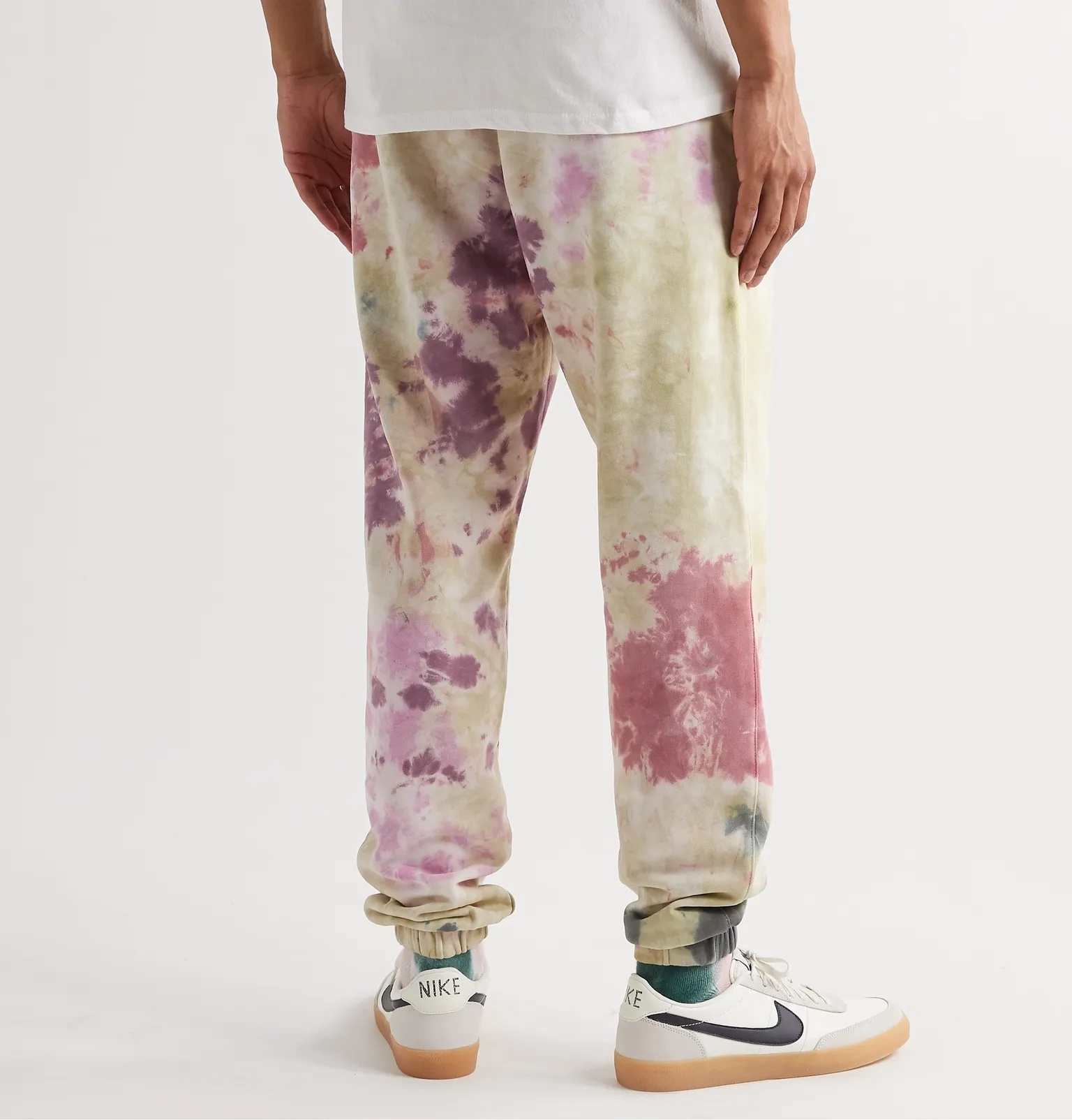 Sportswear Tapered Tie-Dyed Loopback Cotton-Blend Jersey Sweatpants - 4