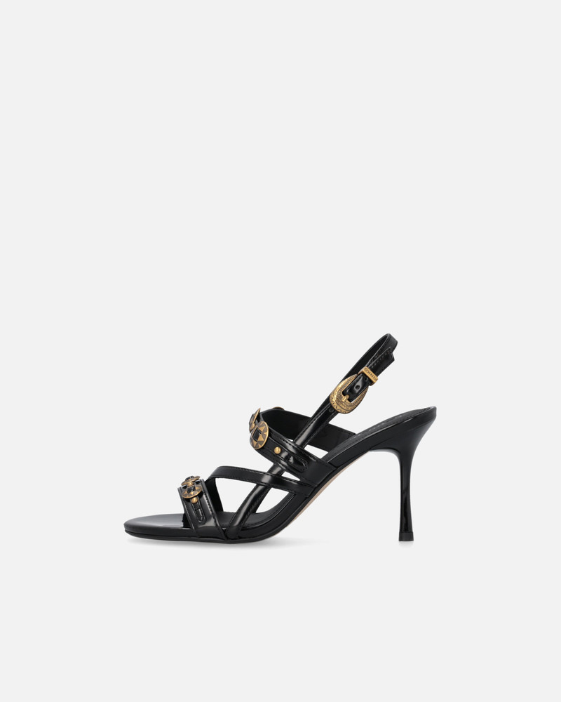 PINKO HIGH SLINGBACK SANDALS WITH STRAPS AND STUDS outlook