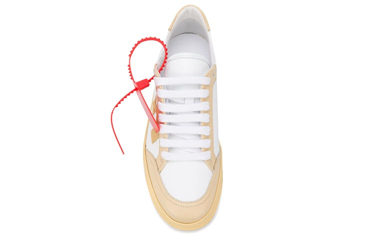 (WMNS) Off-White Arrows 2.0 Low-tops Leisure Sneakers White/Yellow OWIA177F20LEA0010161 - 4