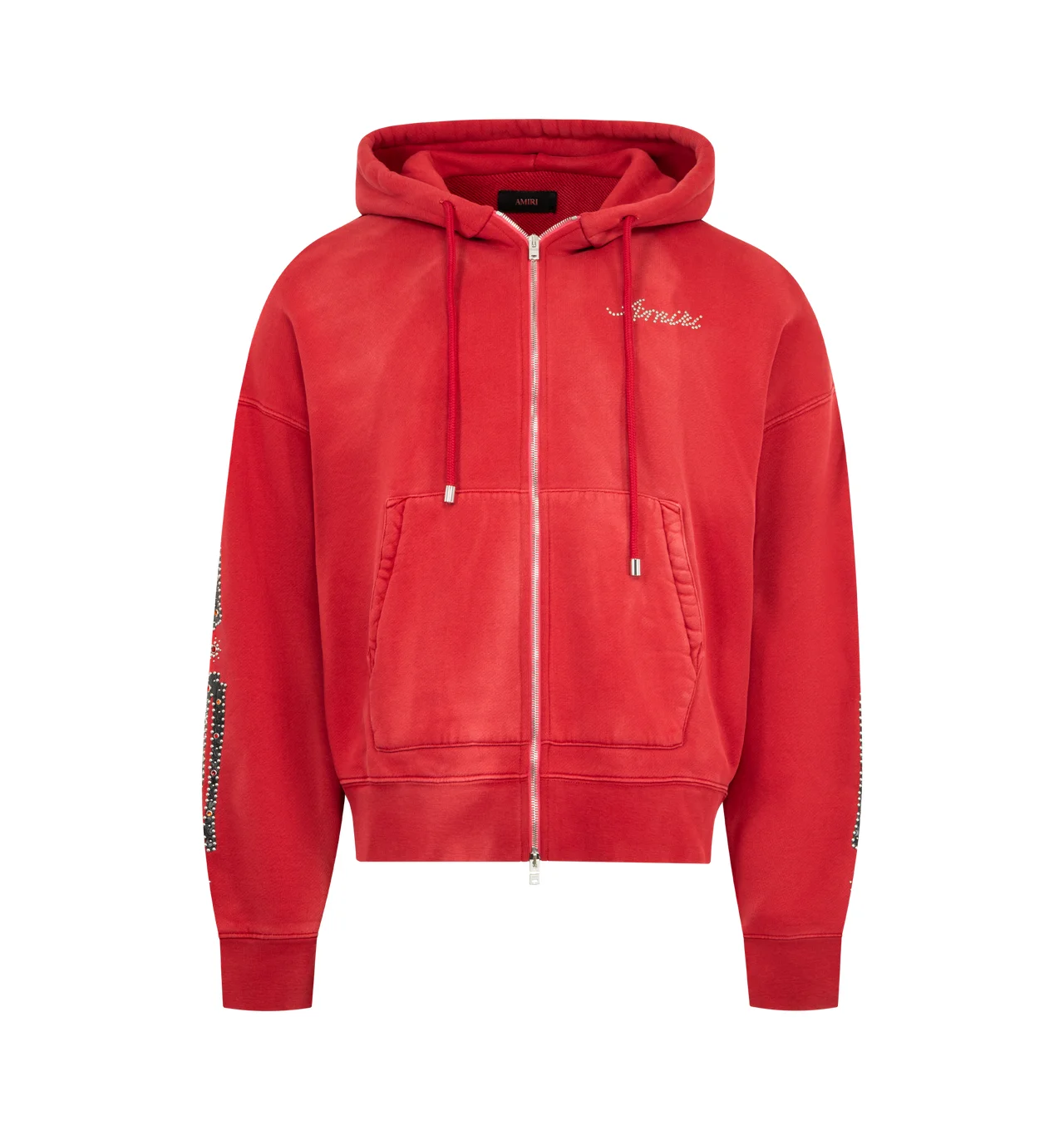 BONES STUDDED ZIP HOODIE - 1