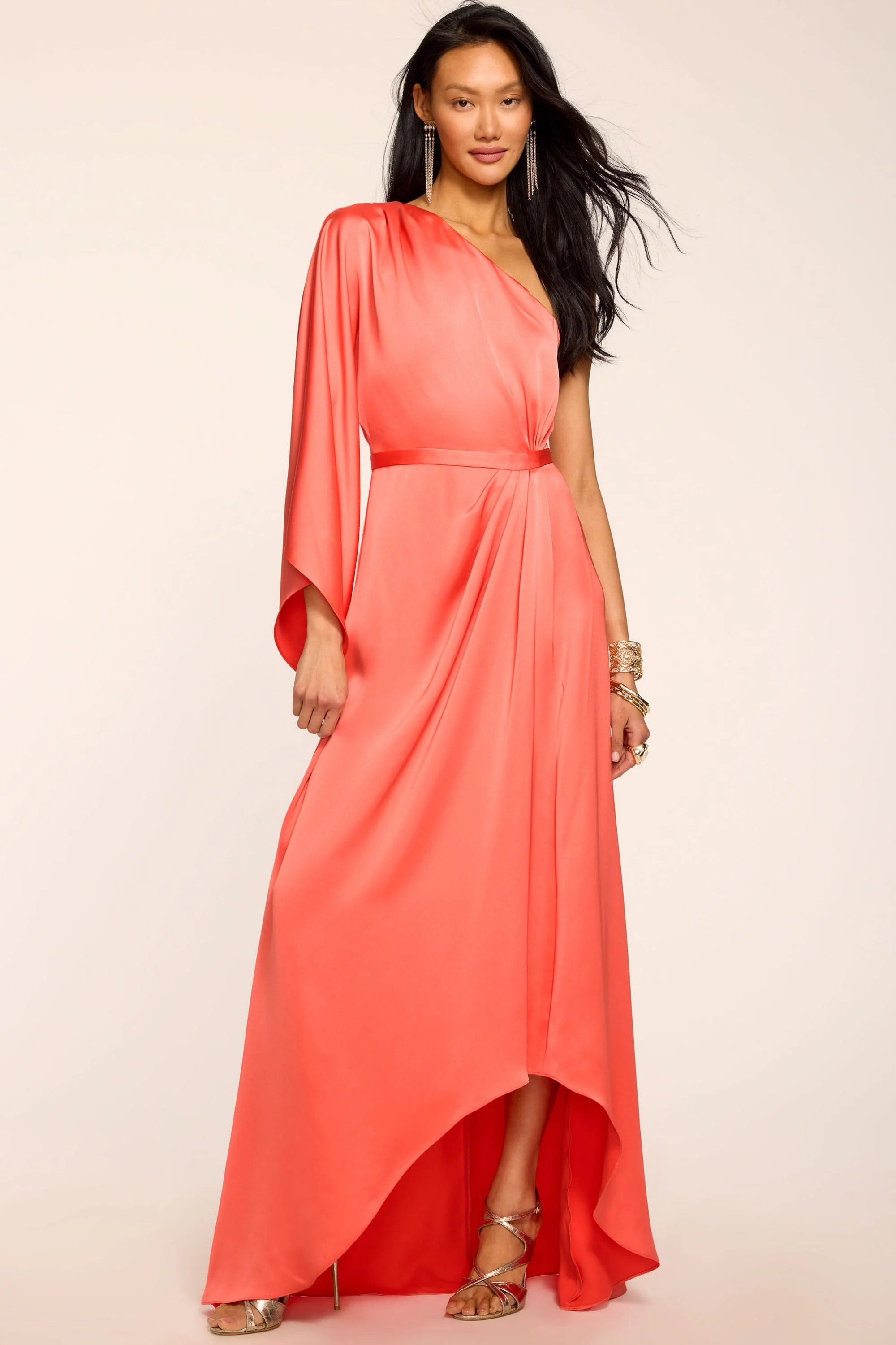 Opal One-Shoulder Gown - 1