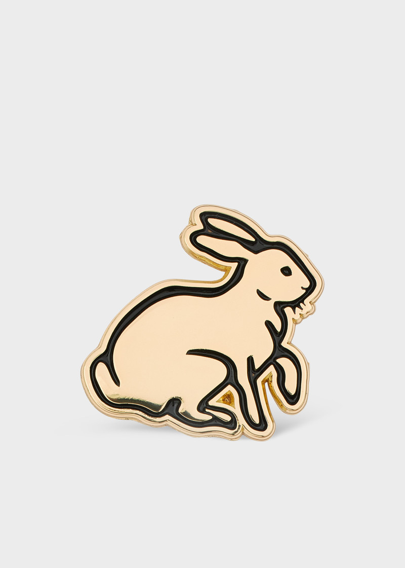 Paul Smith loves Barbour - Rabbit Pin Badge 1