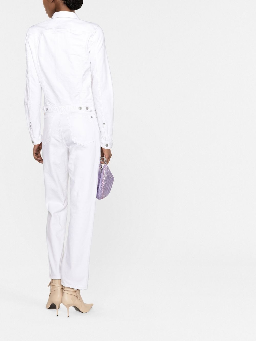 buttoned long-sleeve jacket - 4