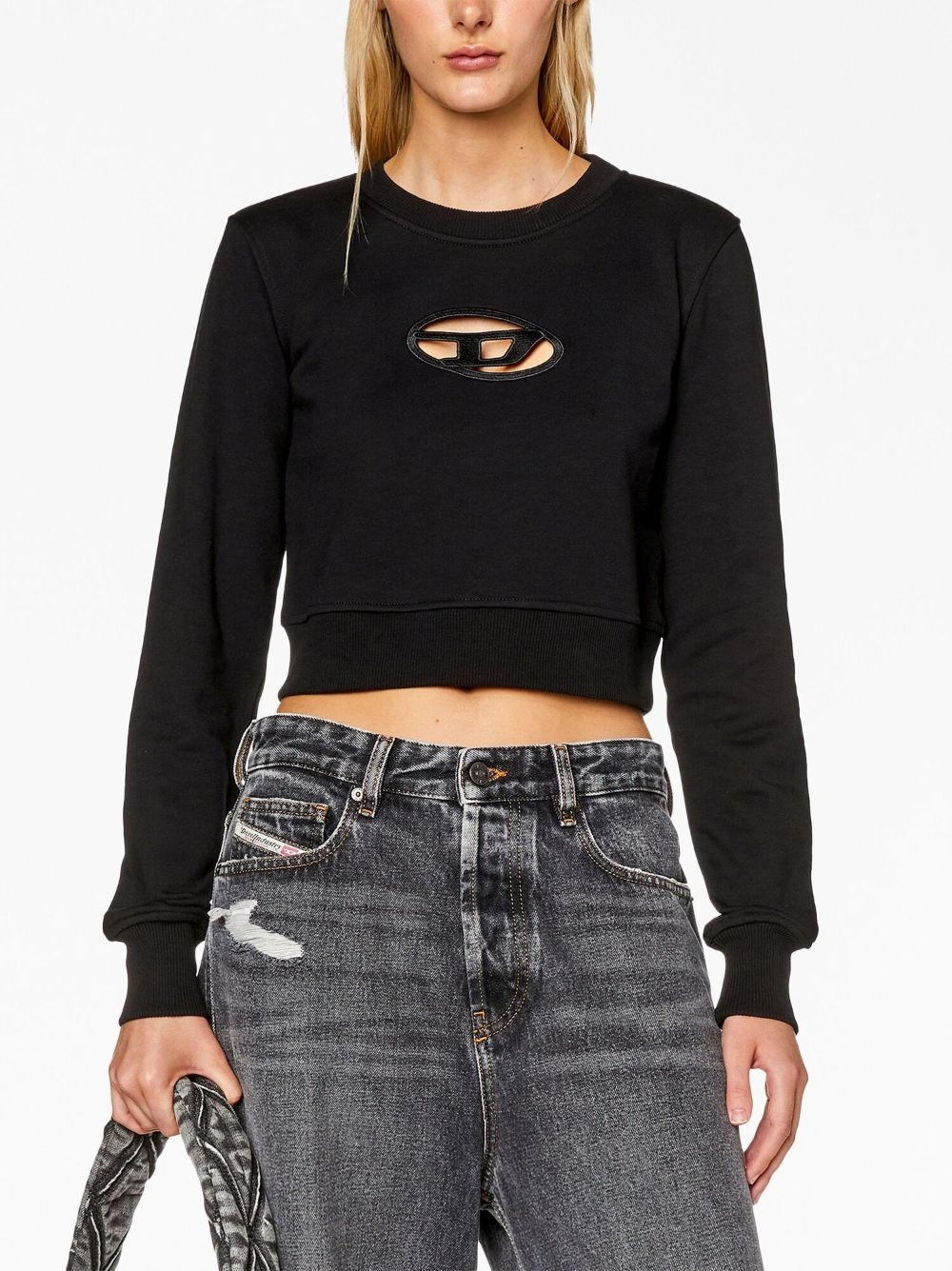F-Slimmy-Od cropped sweatshirt - 3