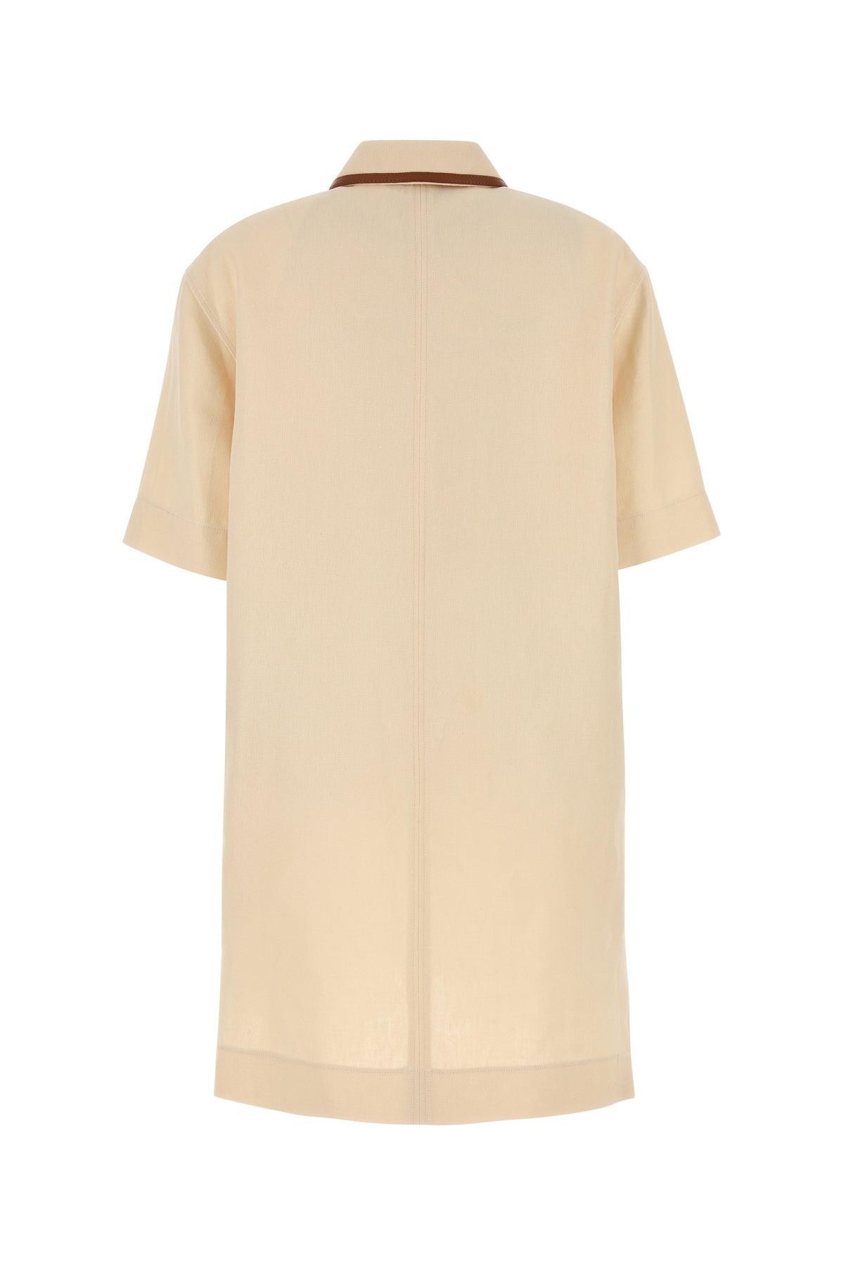 Gucci Women Sand Linen Mini Dress - 2