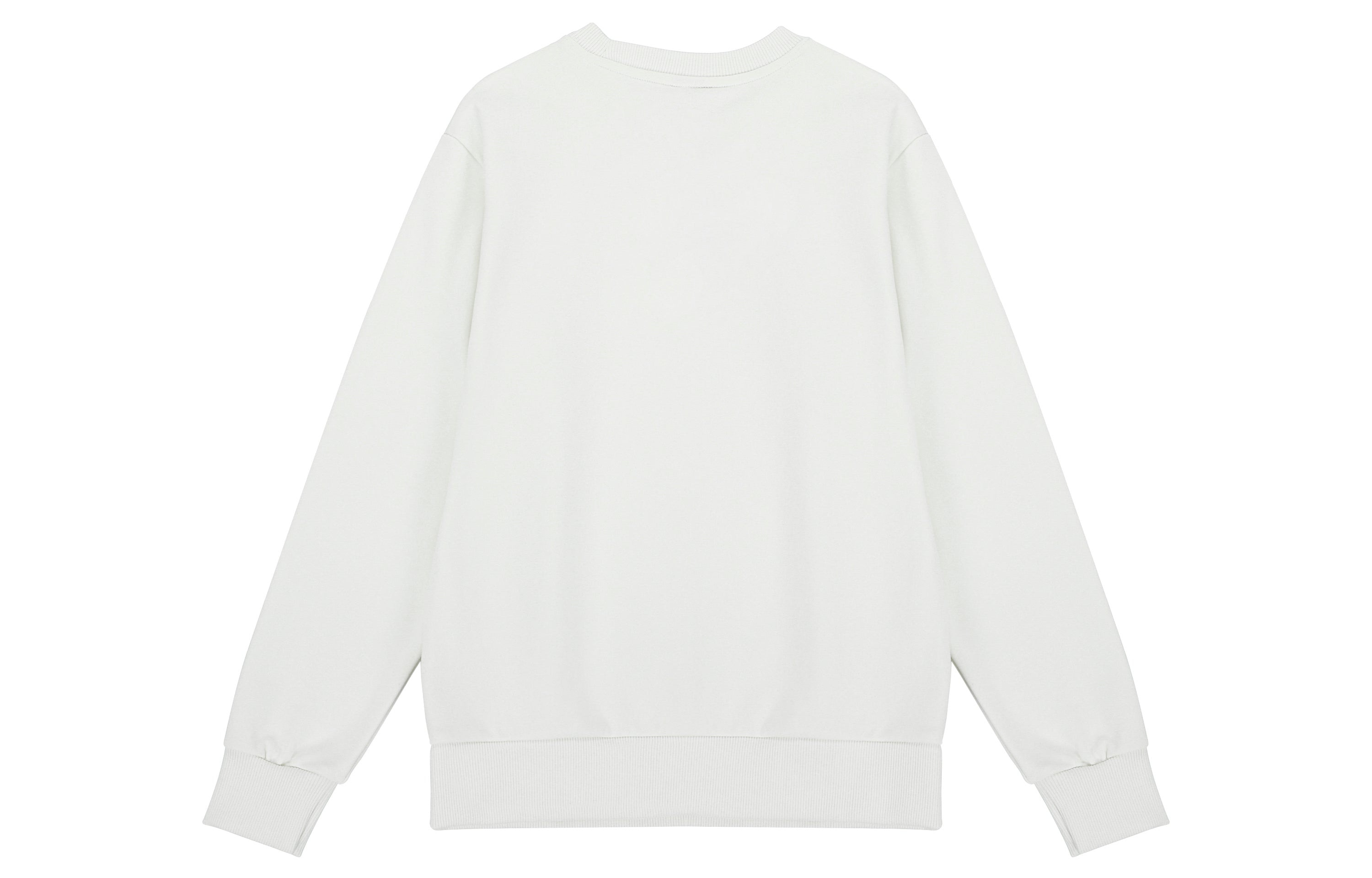 New Balance Solid Color Round Neck Sports Pullover White AMT21555-IV - 2