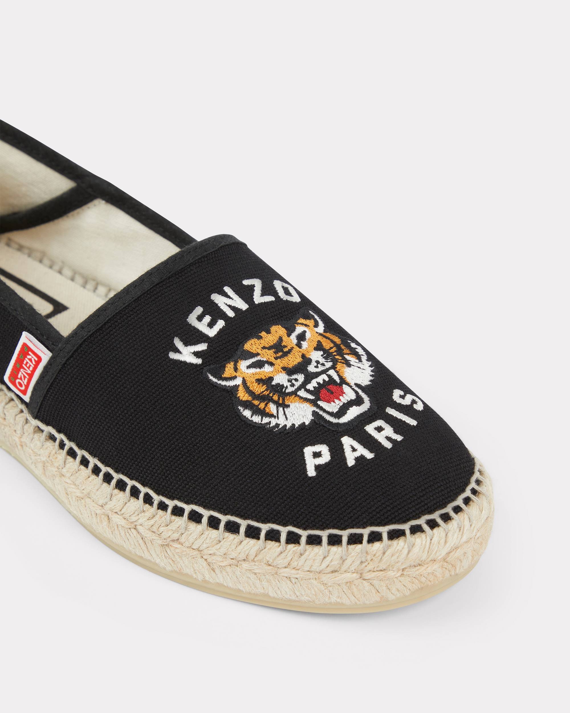 'KENZO Lucky Tiger' embroidered canvas espadrilles - 4