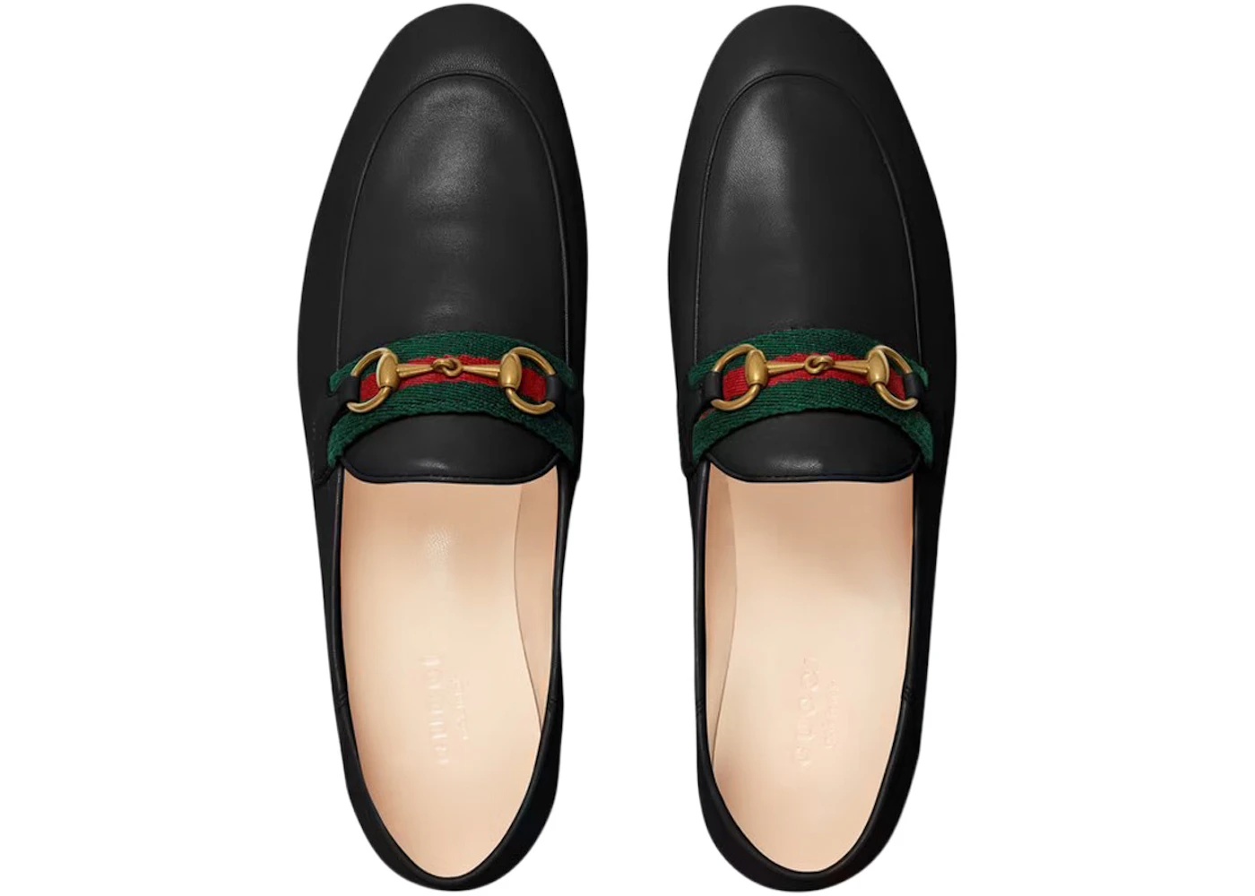 Gucci Slip On Loafer with Web Black Leather - 3