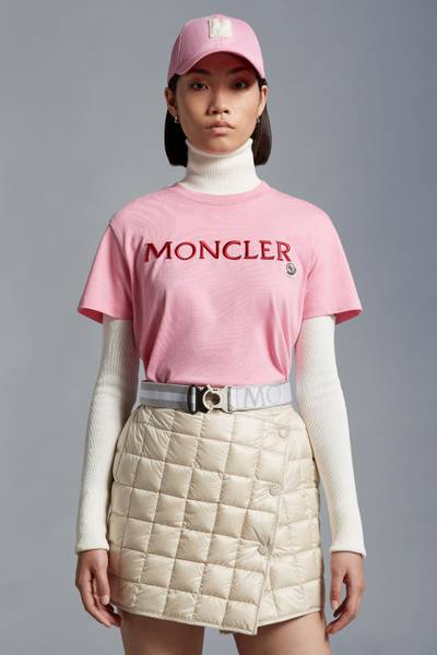 Moncler Logo Embroidered T-Shirt outlook