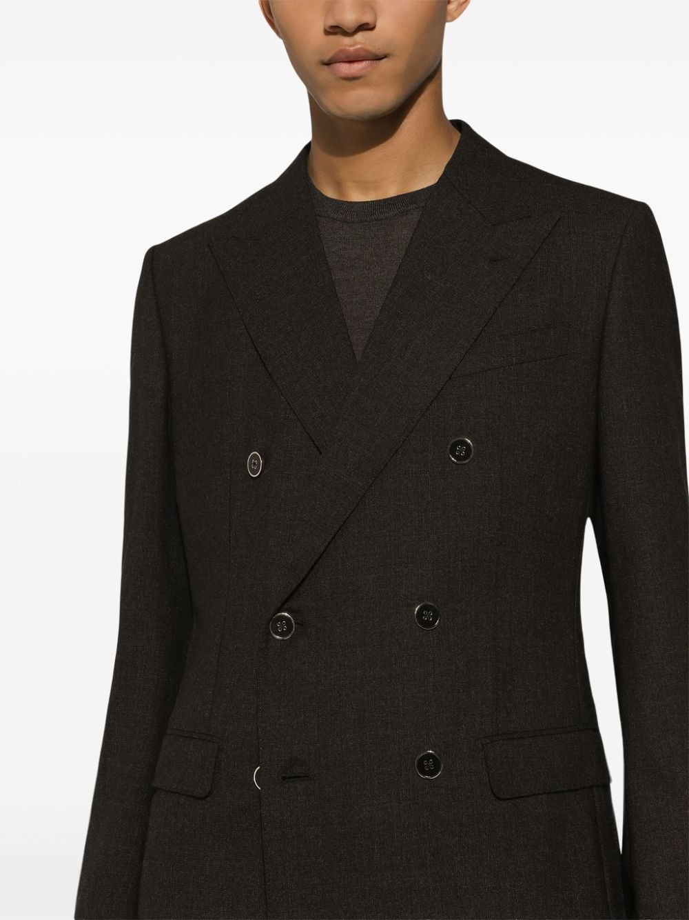 wool double-breasted jacket - 4