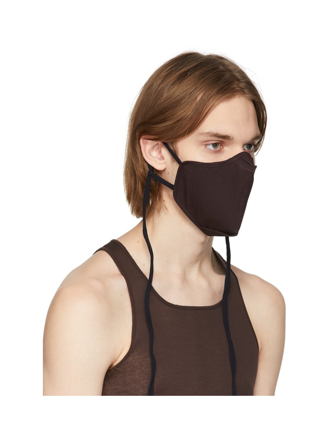Burgundy Cotton Mask - 2