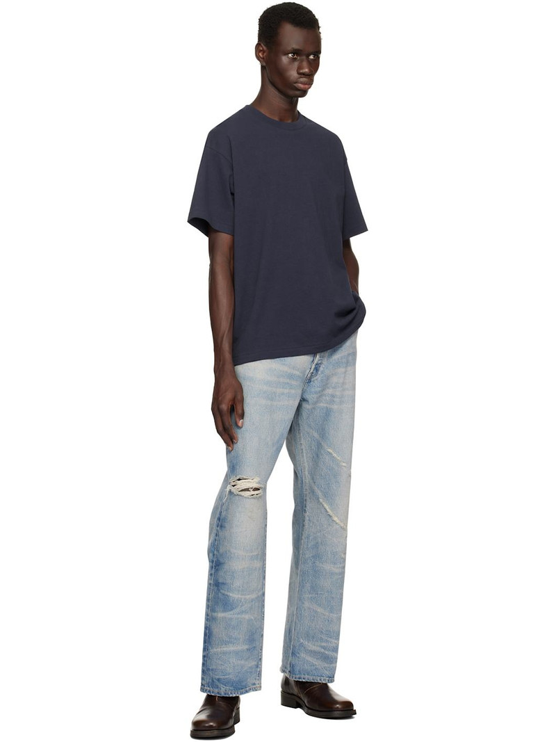 John Elliott Navy University T-shirt outlook
