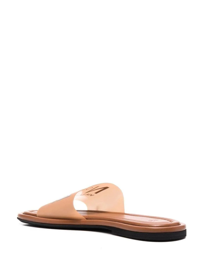 logo-print flat sandals 3