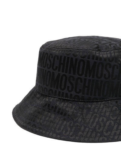 Moschino logo-print bucket hat outlook