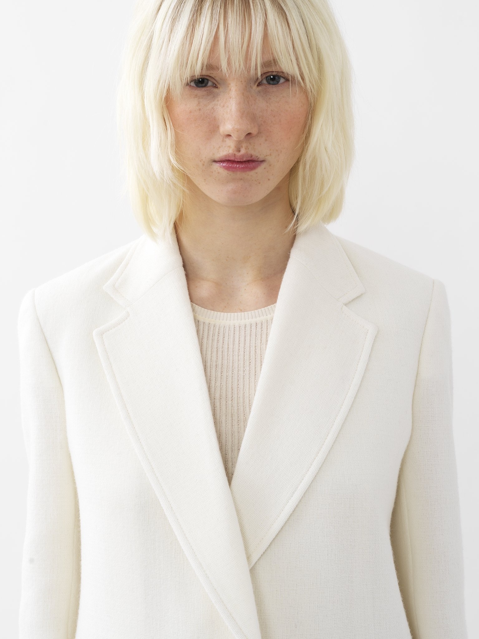 BUTTONLESS TAILORED JACKET - 2