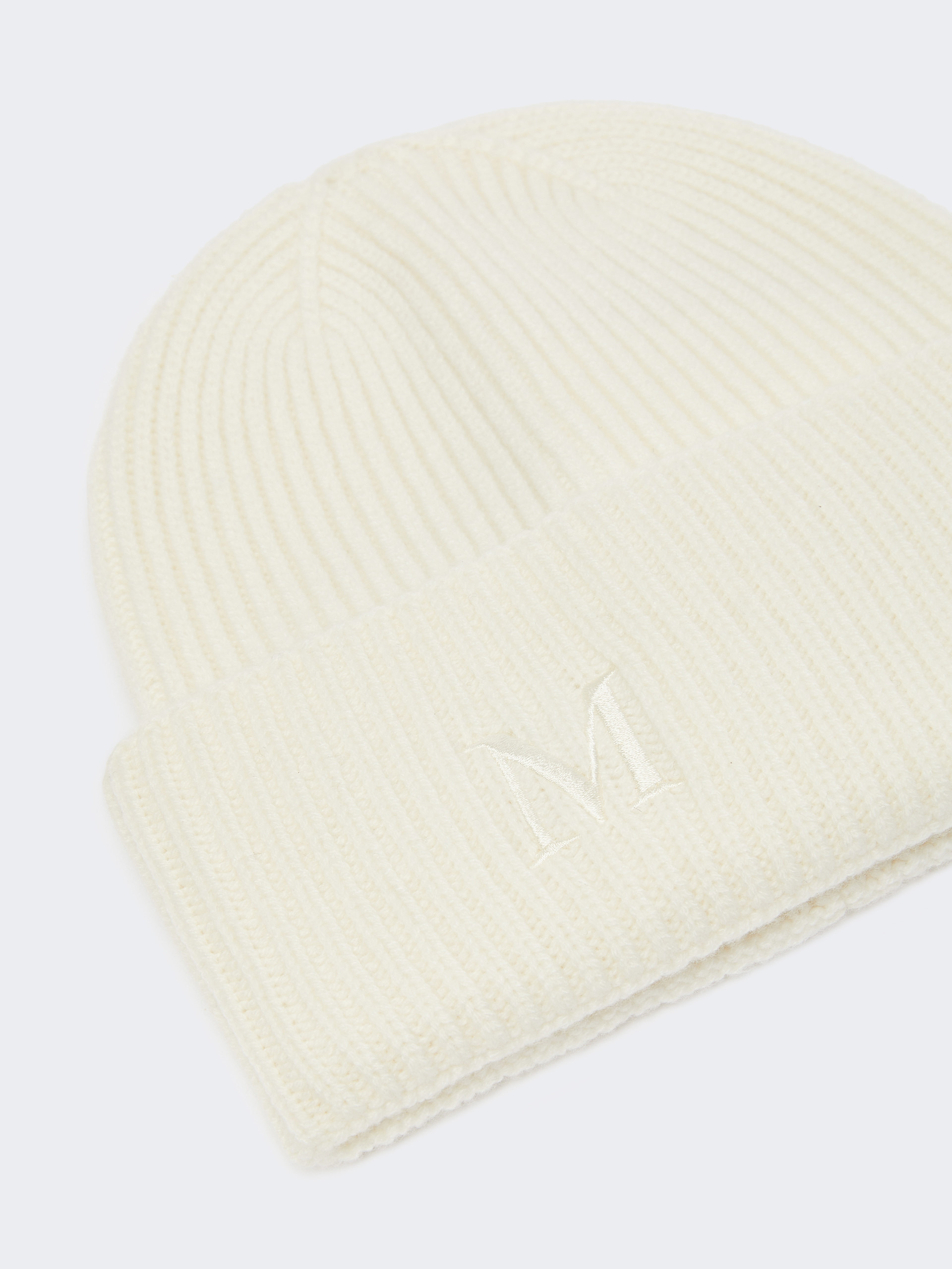 MMRETINA Rib-knit cashmere beanie hat - 3