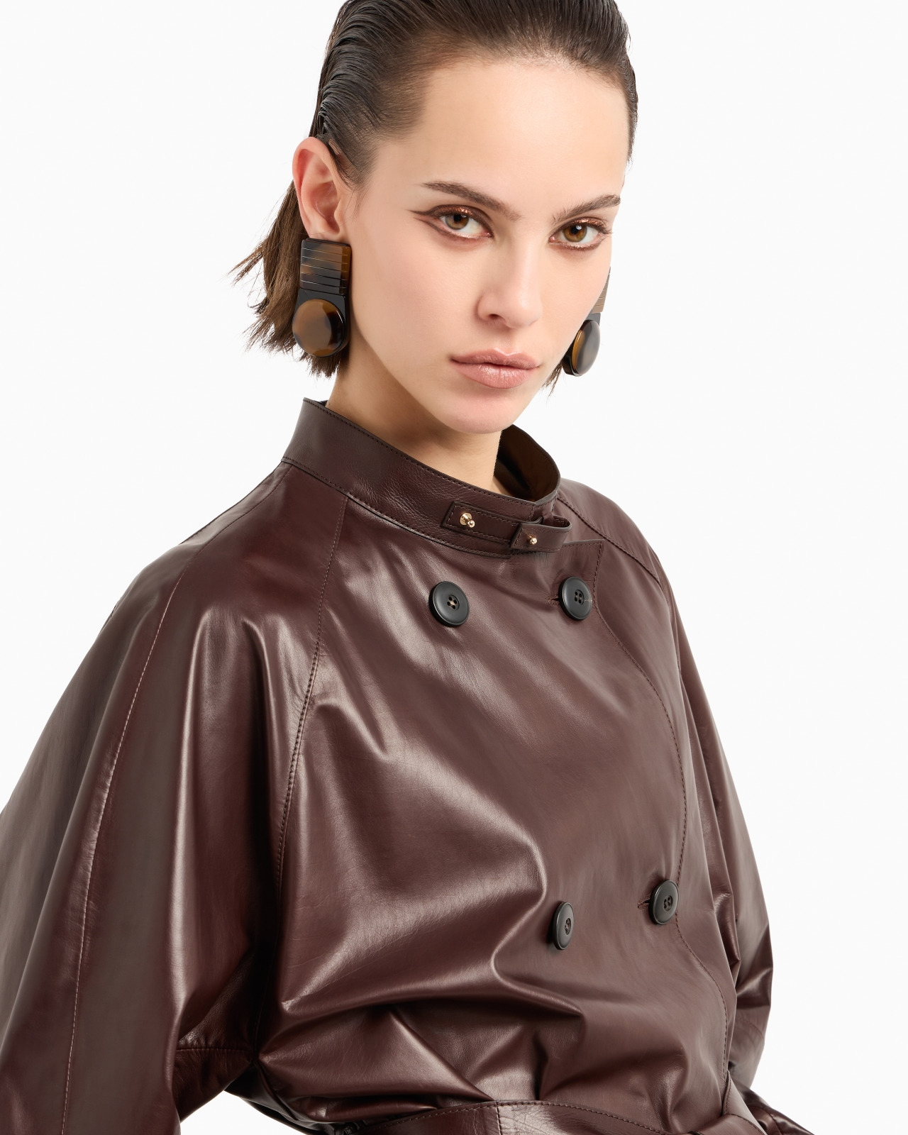 NAPPA LEATHER TRENCH COAT - 6