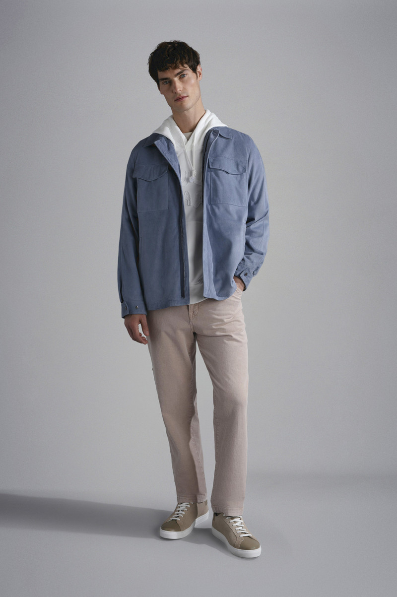 Paul & Shark AQUALEATHER SUEDE SHACKET outlook
